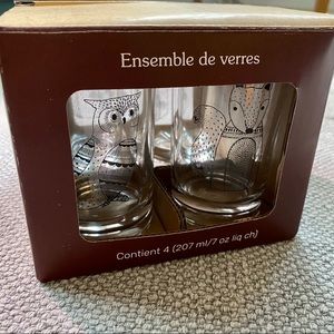 Set of 4 Small Tumblers - New in box - Pier 1